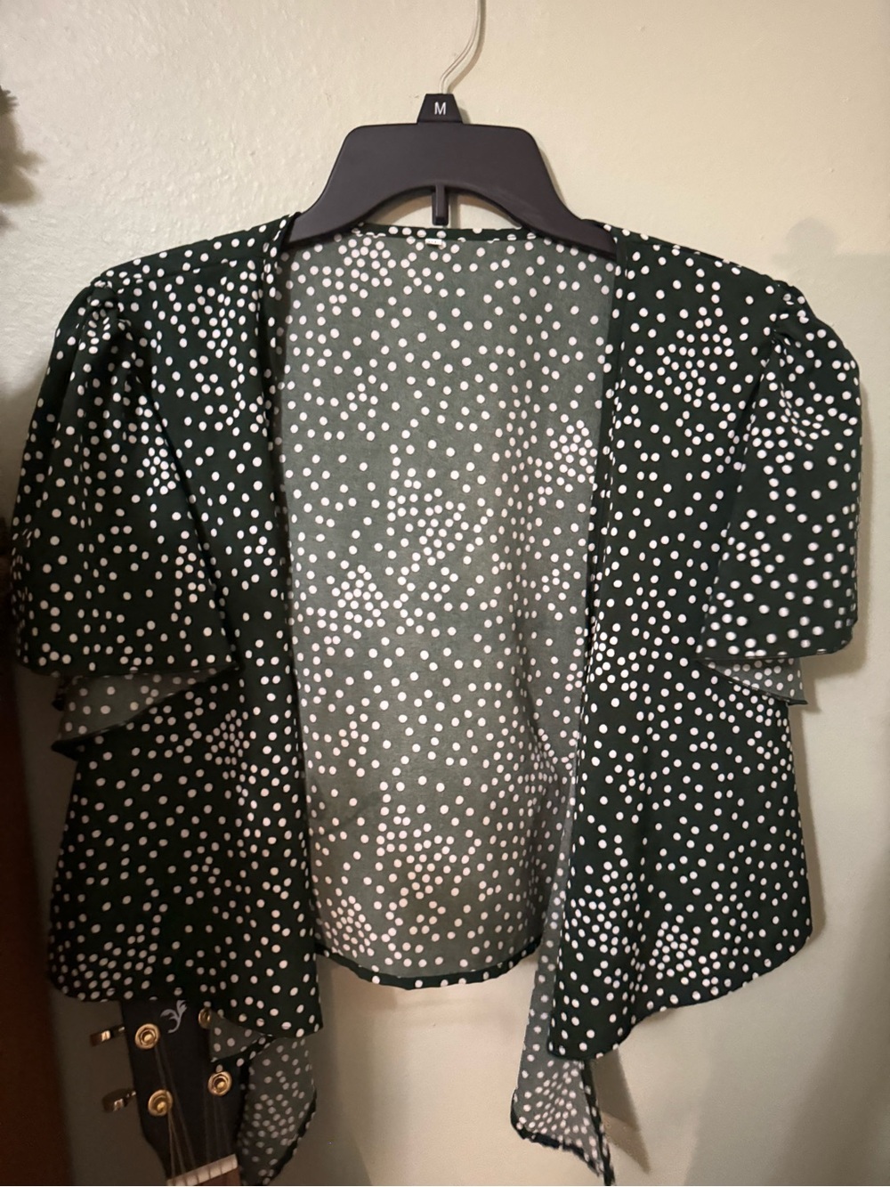 polka dot blouse